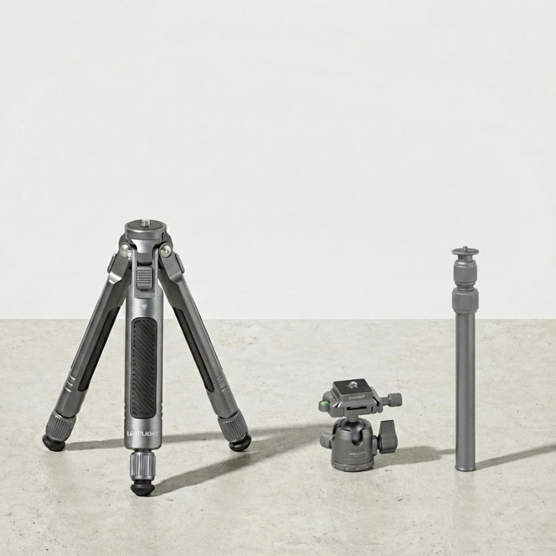 Composants du trépied carbone extensible