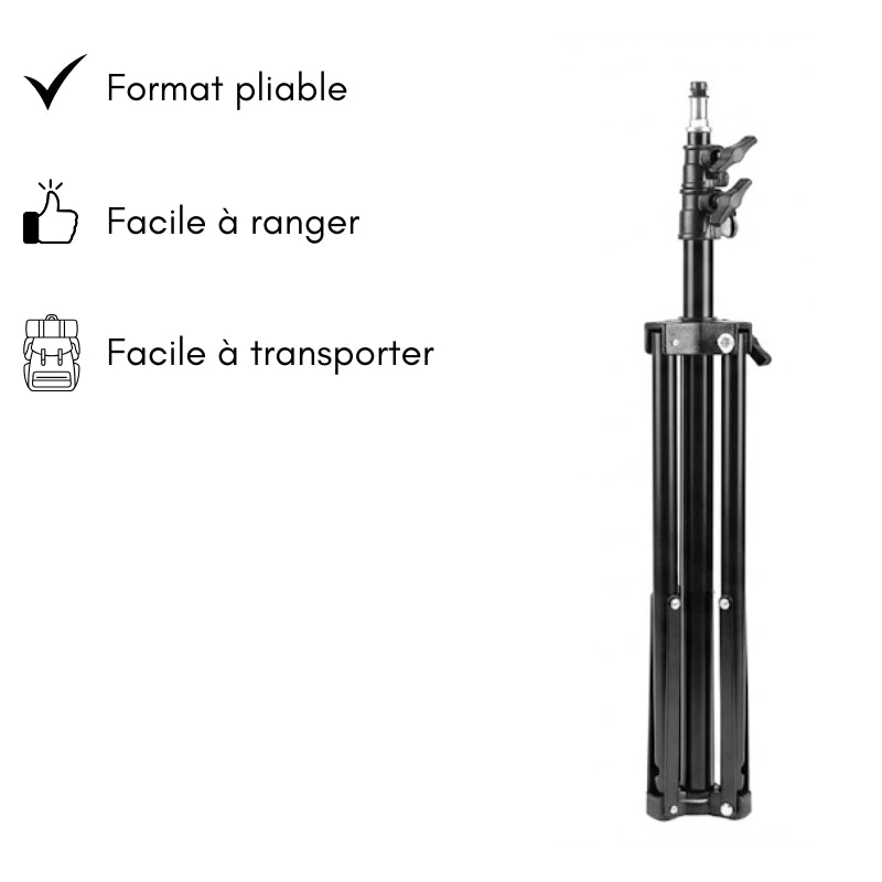 Avantages du trépied iPad 150 CM noir