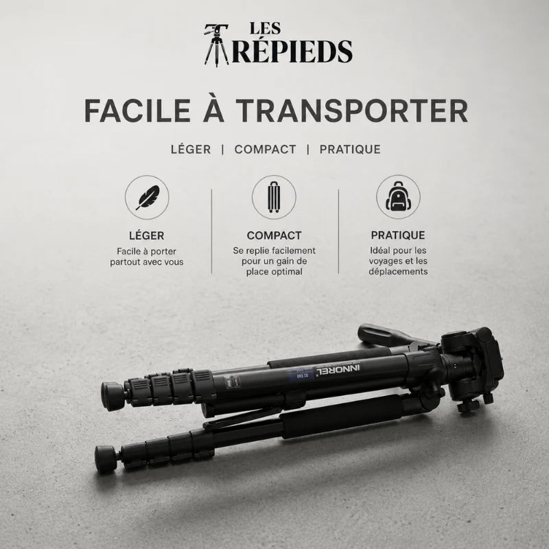 Trépied Téléphone 185 CM - Grips En Mousse