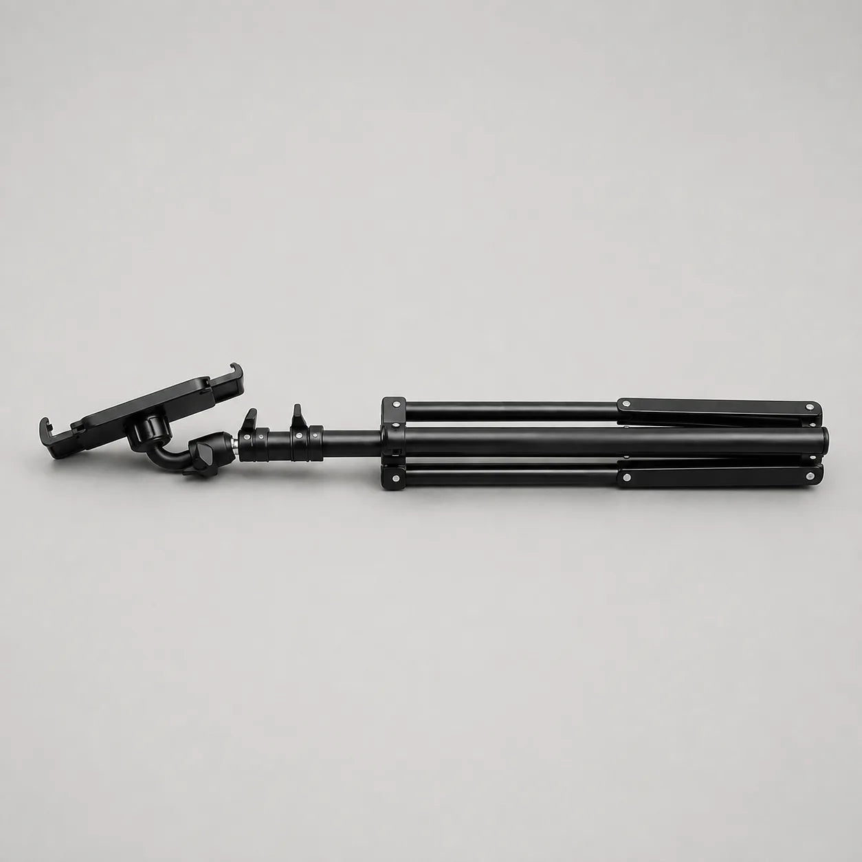 Trépied Tablette 160 CM Noir | iPad & Samsung Galaxy | Sac de Rangement & Support inclus
