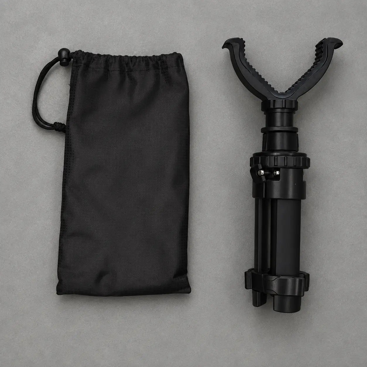 Trépied Chasse Réglable Aluminium avec Support en V | Rotation 360°