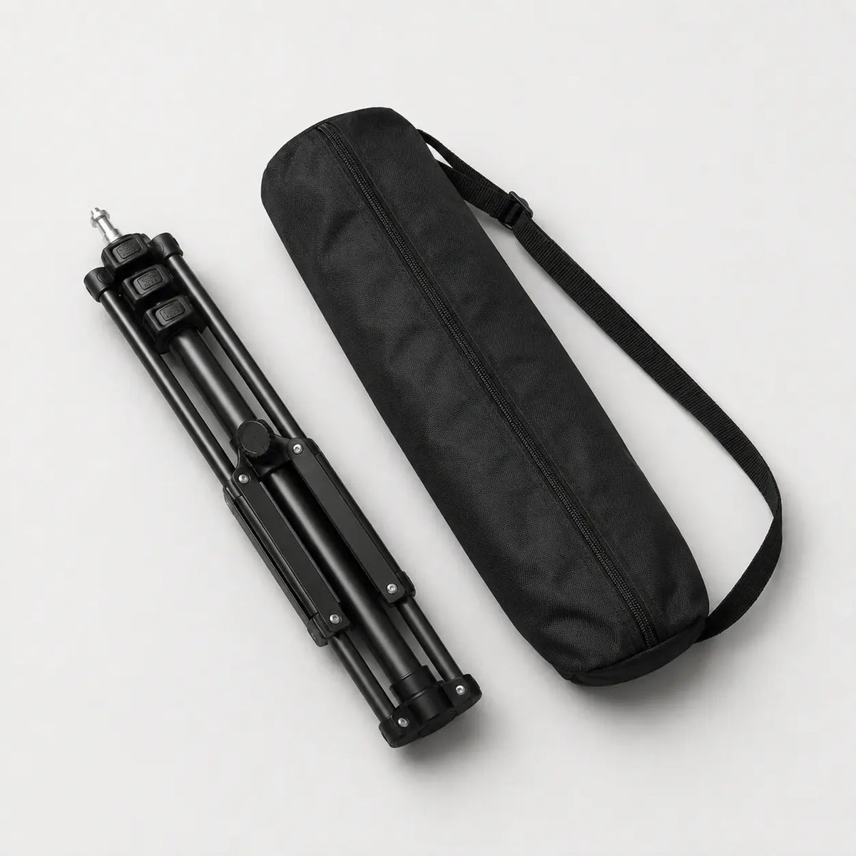 Trépied Lumière 190 CM Motifs Gris | Ring Light & Softbox | Sac de Transport inclus