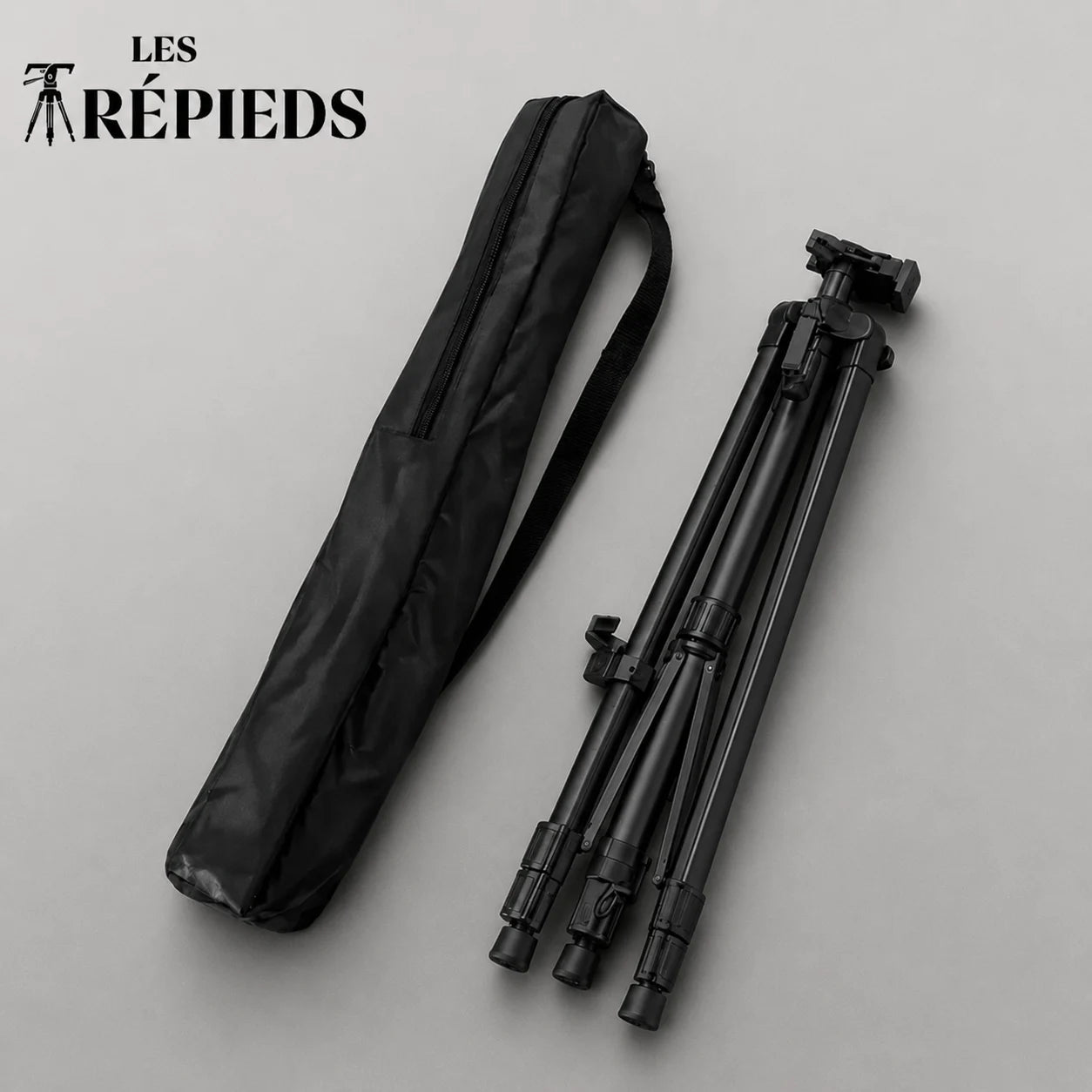 Trepied tableau noir plie avec housse de transport noire