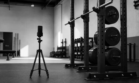 Trépied pour filmer ses séances d'entraînement en salle de musculation