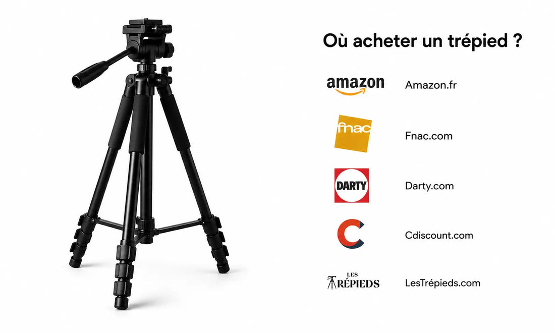 Acheter un trépied : guide des boutiques en ligne