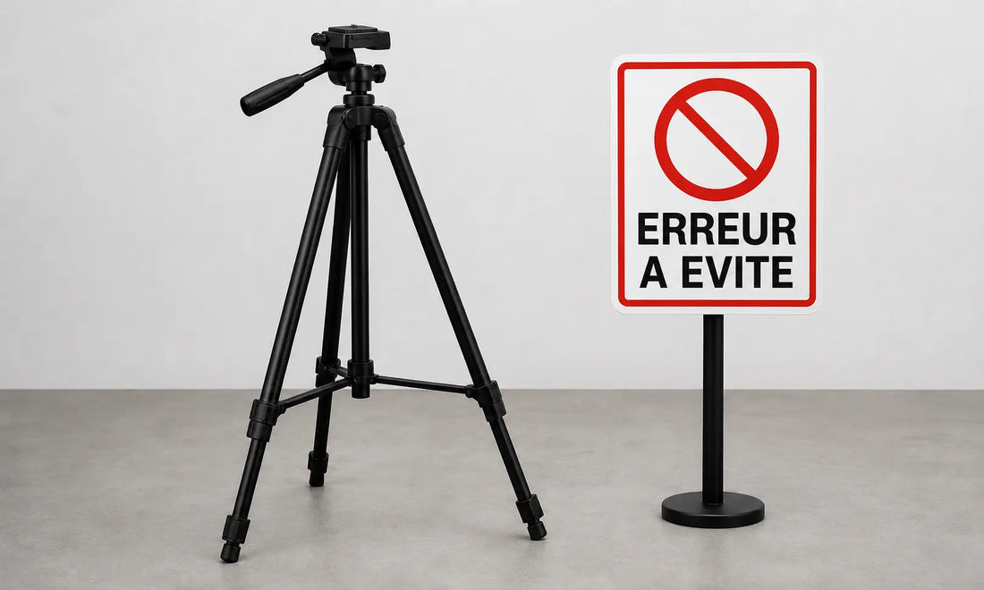 Les 10 erreurs les plus coûteuses avec un trépied photo et vidéo