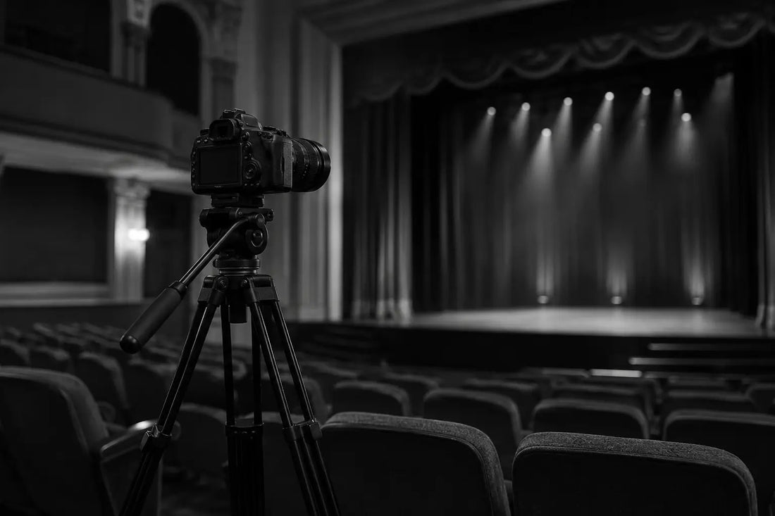 Trépied pour filmer un spectacle scolaire ou amateur en salle