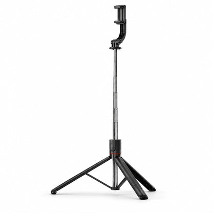 Trépied Téléphone 172 CM Noir | iPhone & Android | Rotation 360° & Grande Extension