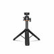 Mini trépied appareil photo extensible sur fond blanc