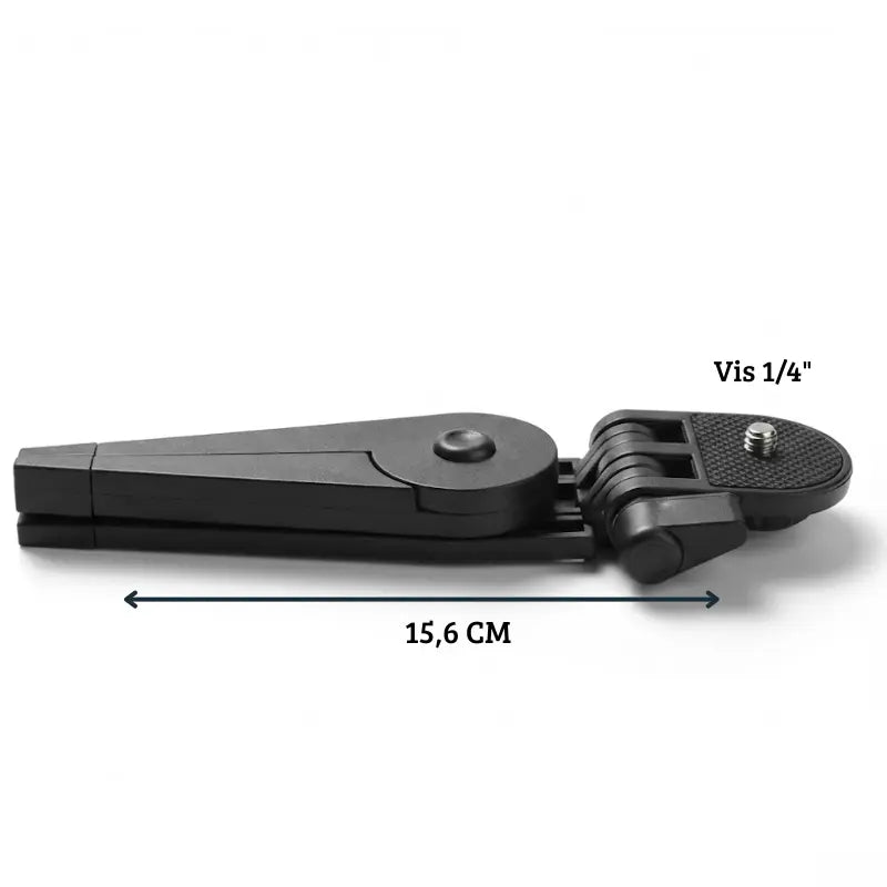 Dimensions du mini trépied appareil photo pliable