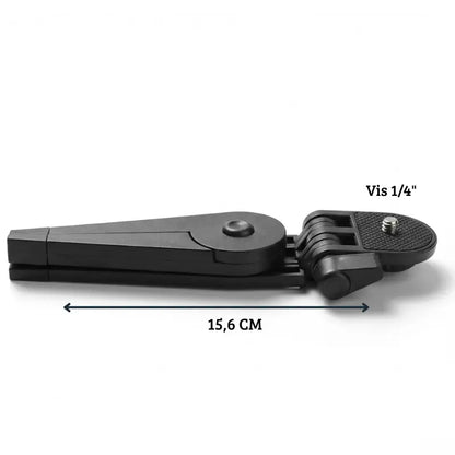 Dimensions du mini trépied appareil photo pliable