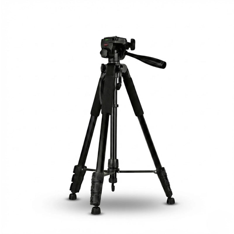 Trépied appareil photo 178 CM grips en mousse sur fond blanc