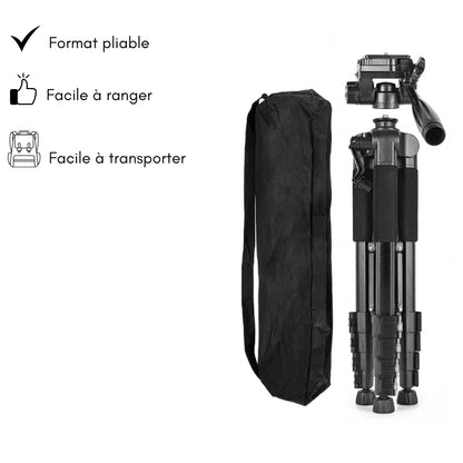 Informations sur le  trépied appareil photo 188 CM grips en mousse