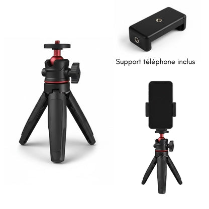 Information sur le trépied bureau extensible