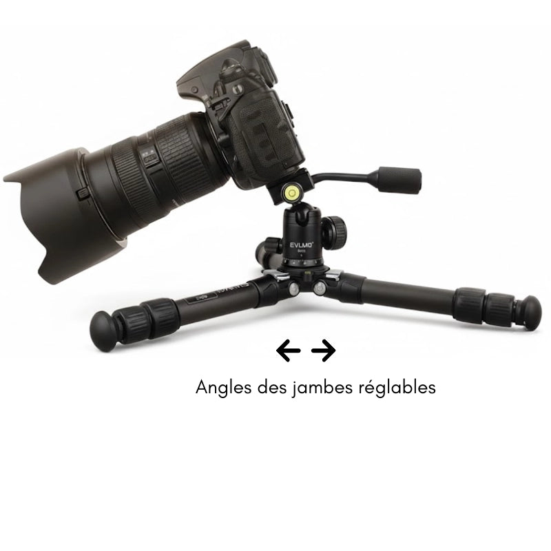 Détails du trépied carbone 44 CM