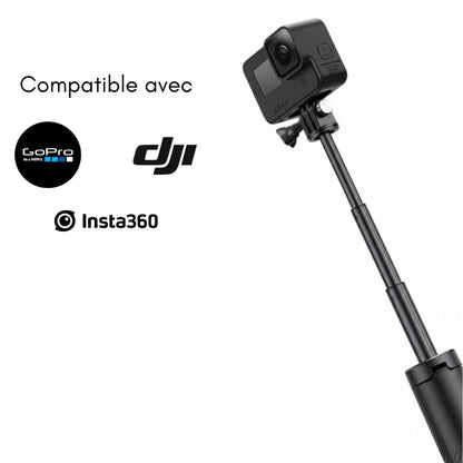 Compatibilités des caméras sur le trépied GoPro extensible