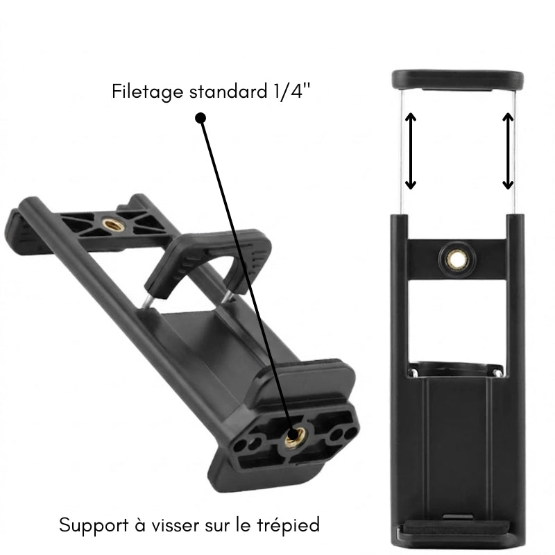 Informations support du trépied iPad 150 CM noir