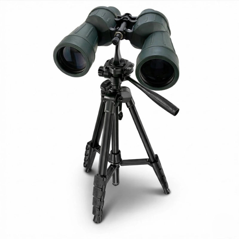 Jumelles clipsée sur le trépied 185 CM noir