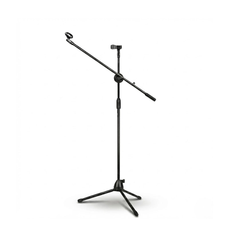 Trépied micro pliable sur fond bland