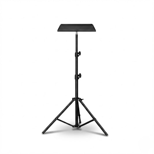 Trépied vidéoprojecteur 120 cm avec support sur fond blanc