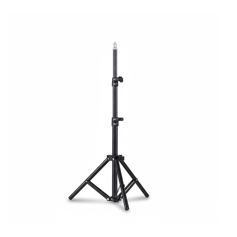 Trépied vidéoprojecteur noir sur fond blanc