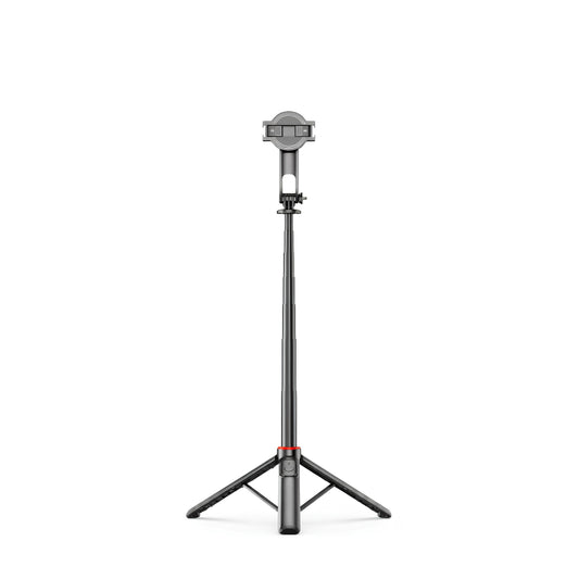 Trépied iPhone magnétique sur fond blanc