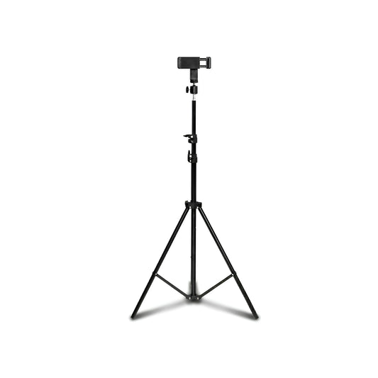 Trépied iPhone 160 CM noir sur fond blanc