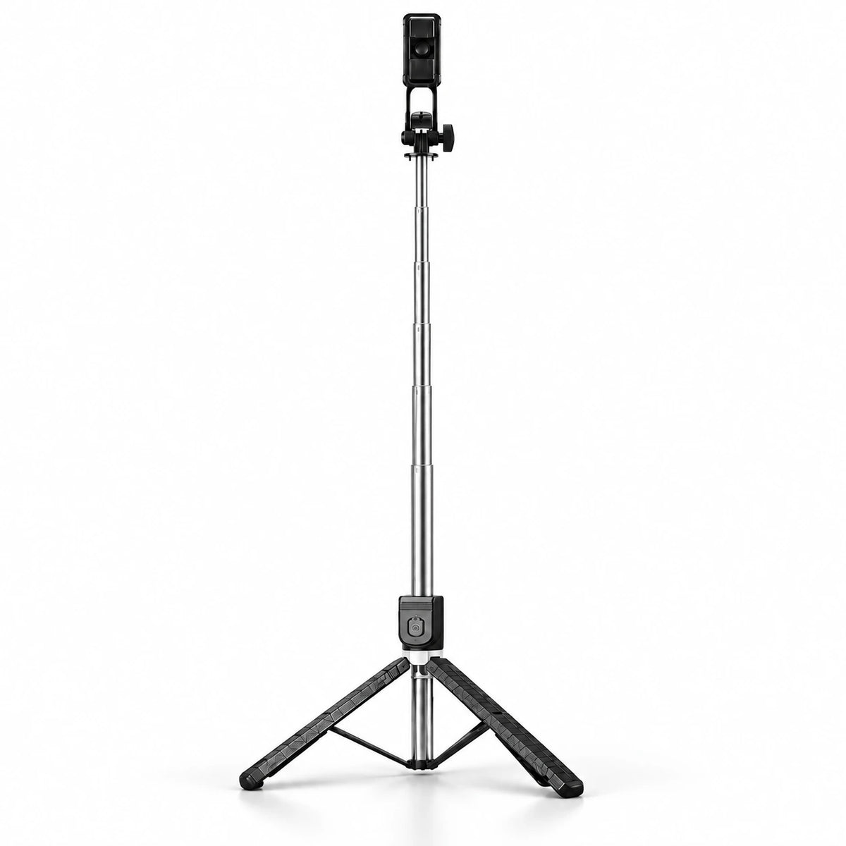 Trépied Perche Selfie 170 CM Noir | Télécommande Bluetooth & Support Rotatif 270°