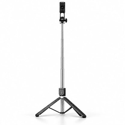 Trépied Perche Selfie 170 CM Noir | Télécommande Bluetooth & Support Rotatif 270°