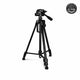 Trépied Appareil Photo 140 CM Noir Aluminium | Reflex, Hybride & Smartphone | Vis 1/4", Charge 3 KG & Sac inclus