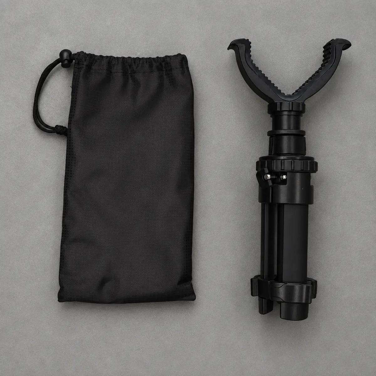 Trépied Chasse Réglable Aluminium avec Support en V | Rotation 360°