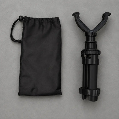 Trépied Chasse Réglable Aluminium avec Support en V | Rotation 360°