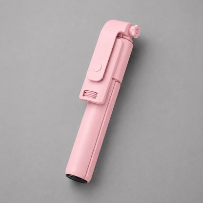 Mini Trépied Téléphone 70 CM Rose | iPhone & Android | Perche Selfie & Télécommande Bluetooth