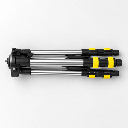 Trépied Laser 120 CM Inox | Niveau à Bulle & Filetage 5/8" | Manivelle & Sac inclus