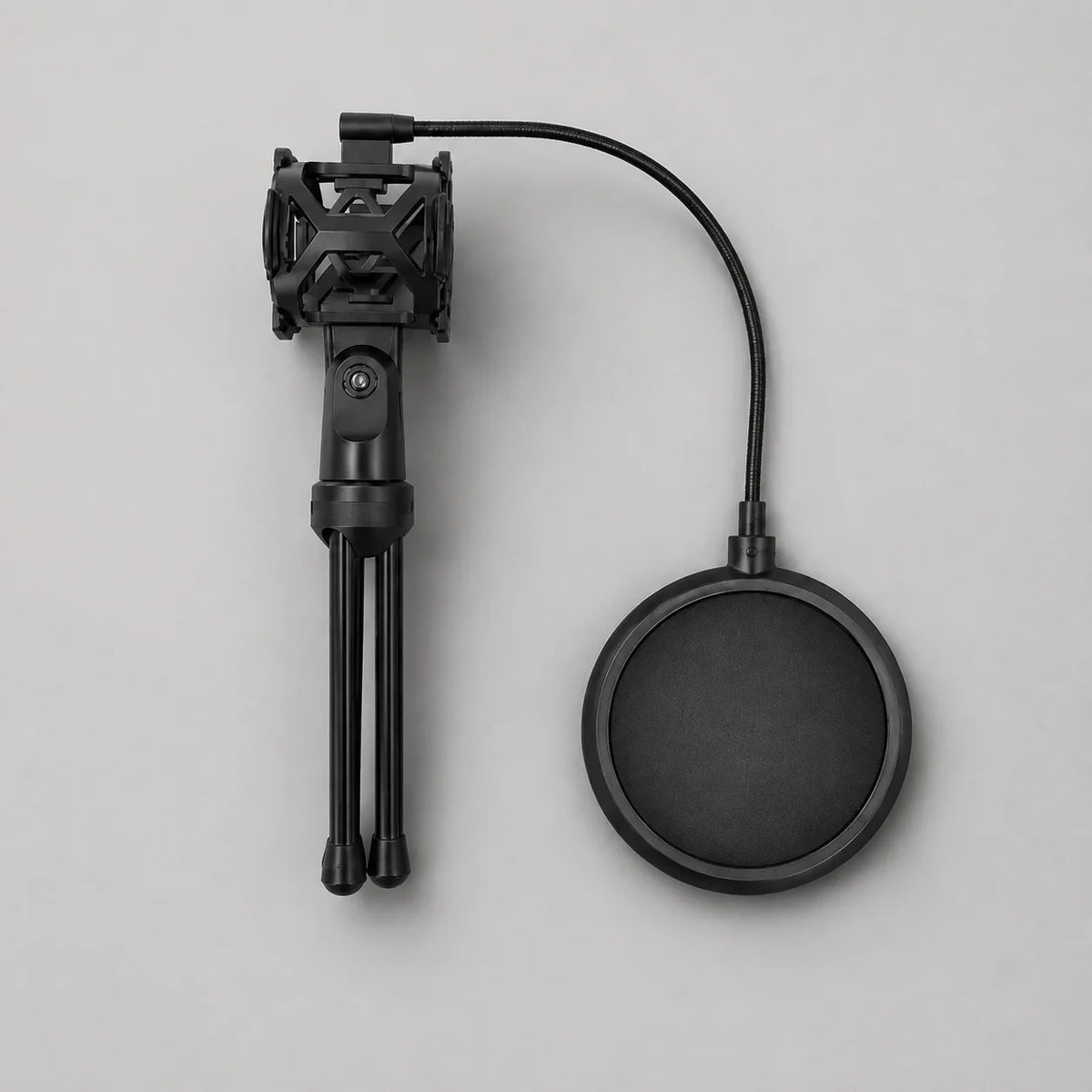 Trépied Micro de Table | Podcast & Streaming | Spider Mount & Filtre Anti-Pop inclus