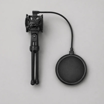 Trépied Micro de Table | Podcast & Streaming | Spider Mount & Filtre Anti-Pop inclus