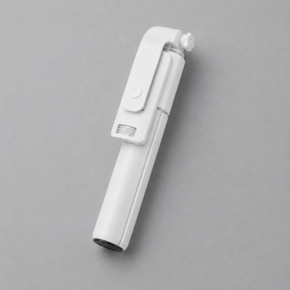 Mini Trépied Téléphone 70 CM Blanc | iPhone & Android | Perche Selfie & Télécommande Bluetooth