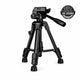 Mini Trépied pour Appareil Photo 63 CM Noir | Compact, Stable & Sac inclus