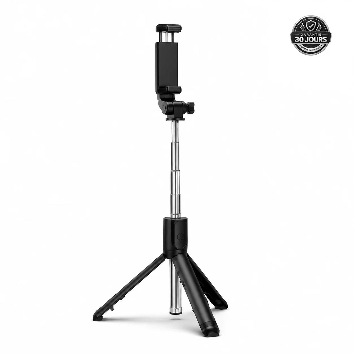 Mini Trépied Téléphone 70 CM Noir | iPhone & Android | Perche Selfie & Télécommande Bluetooth