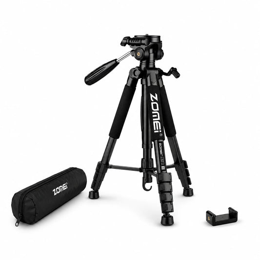 Trépied appareil photo noir 187 CM - Grips En Mousse