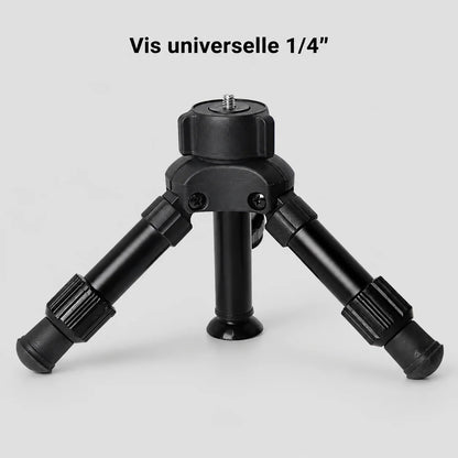 Trépied Chasse Portable Noir Réglable | Support Extérieur Stable