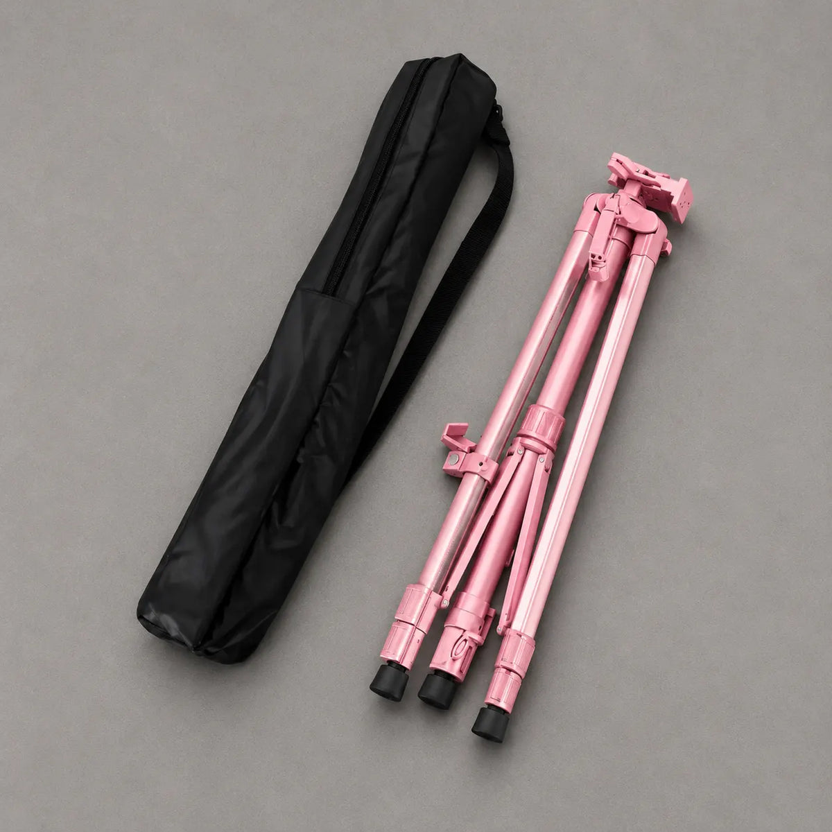 Trépied Tableau 155 CM Rose Aluminium | Réglable & Stable | Sac de Transport inclus