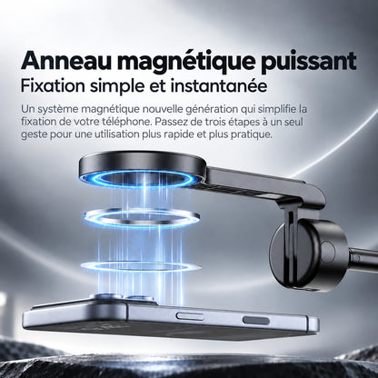 Trépied iPhone MagSafe 130 CM Magnétique | Anneau Double Face & Plaque incluse
