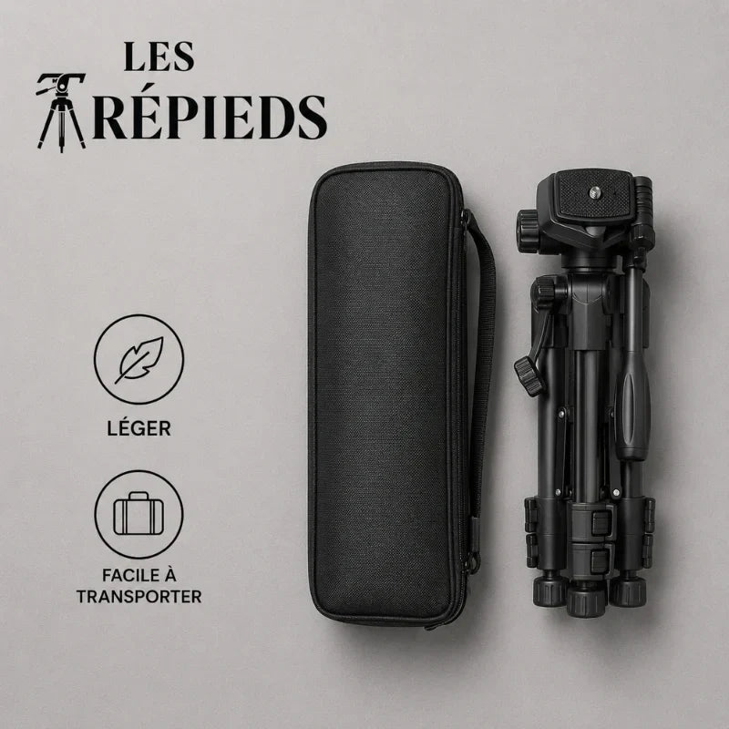 Mini trepied appareil photo 63 CM - Noir