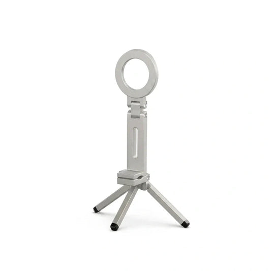 Mini trepied telephone argente 21 CM - Magnetique