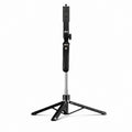 Perche Selfie Trépied 170 CM Noir | Télécommande Bluetooth