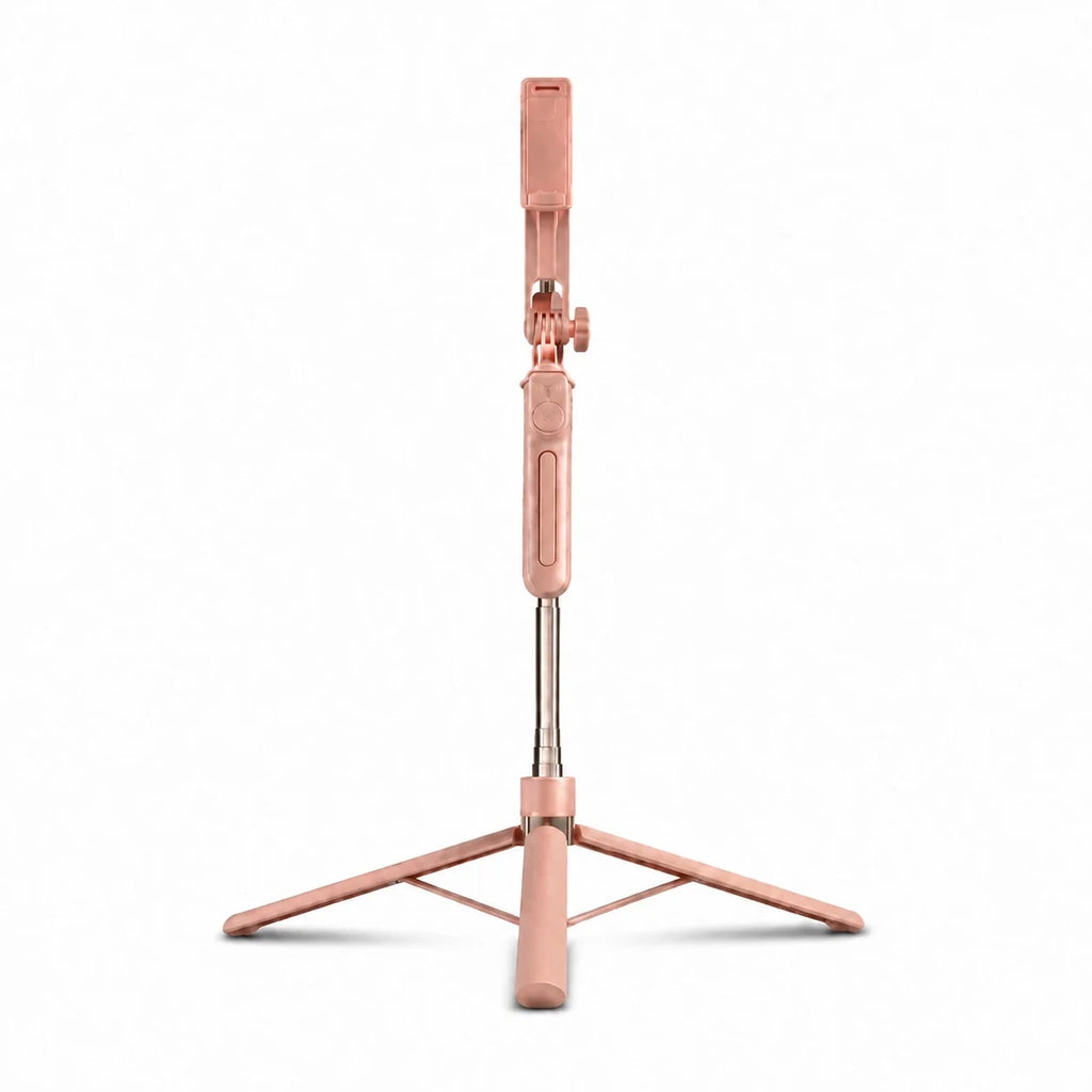 Perche selfie trépied 170 cm rose, vue principale