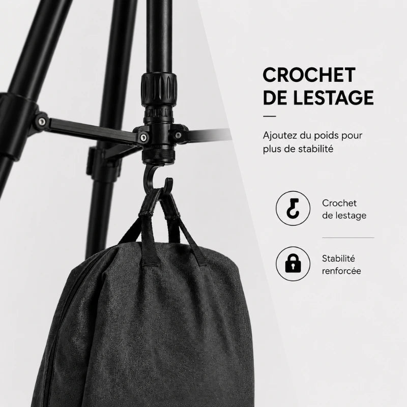 Trepied appareil photo 160 CM - Convertible Monopode