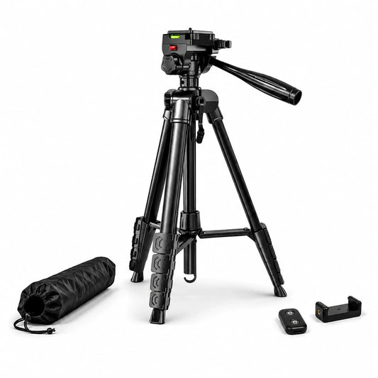 Trepied appareil photo 185 CM - Noir