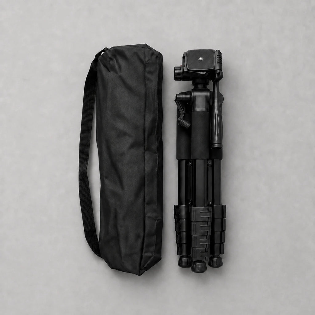Trépied Appareil Photo 188 CM - détail de stabilité du trépied pour appareil photo, Reflex & Hybride, Grips Mousse & Sac inclus